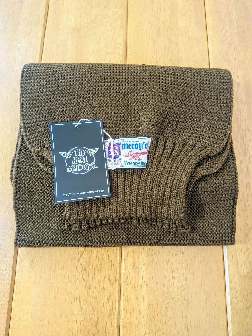 ザリアルマッコイズ SCARF WOOL-KNIT (OLIVE)