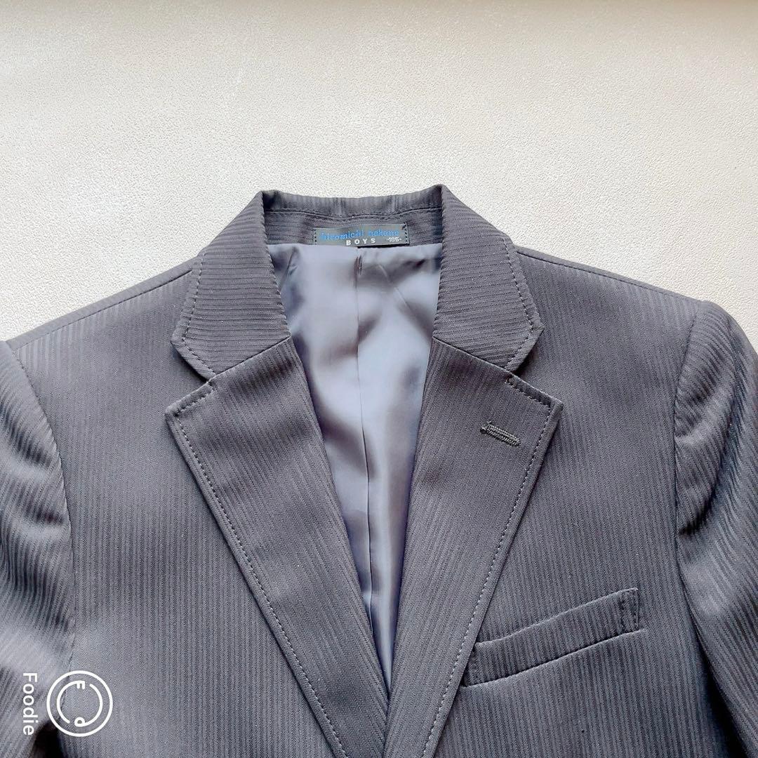 【訳あり、美品】4点セットフォーマルスーツ　165cm 卒服　卒業式 男の子 黒