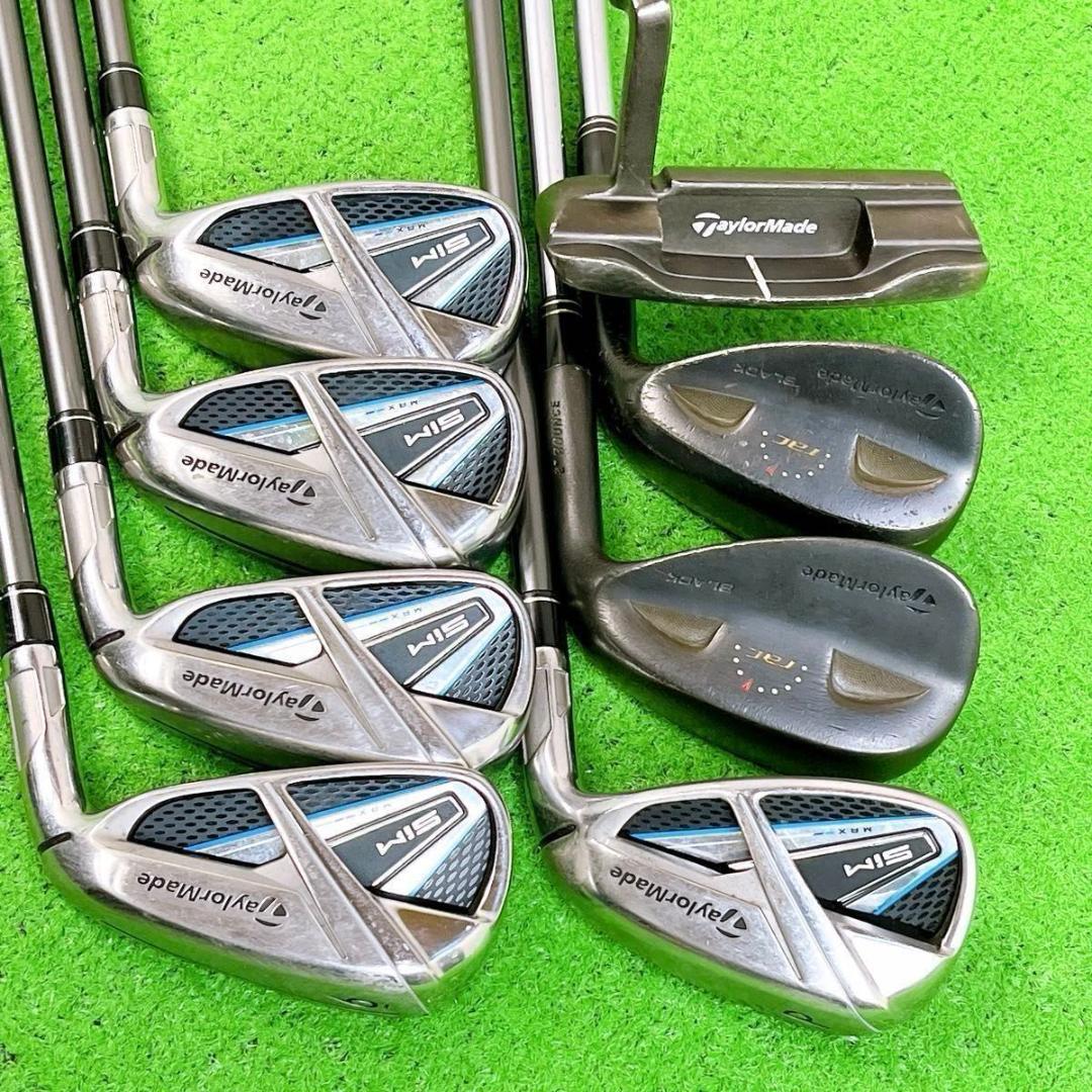 メンズ テーラーメイド SIM MAX ゴルフクラブセット 右打ち11本 初心者