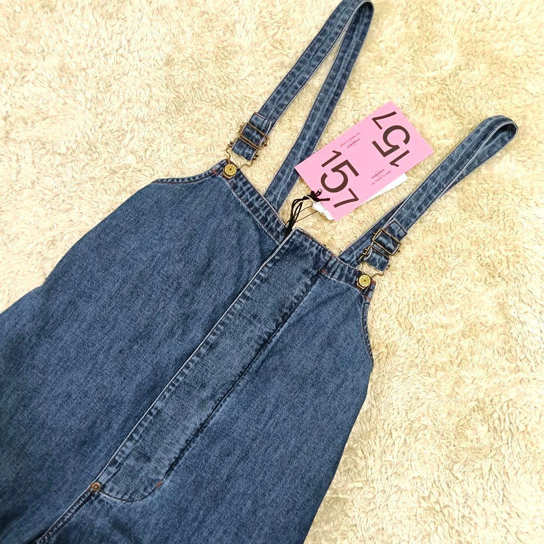 ♦最終♦新品タグ付き 157×woadblue デッキオーバーオール 24AW