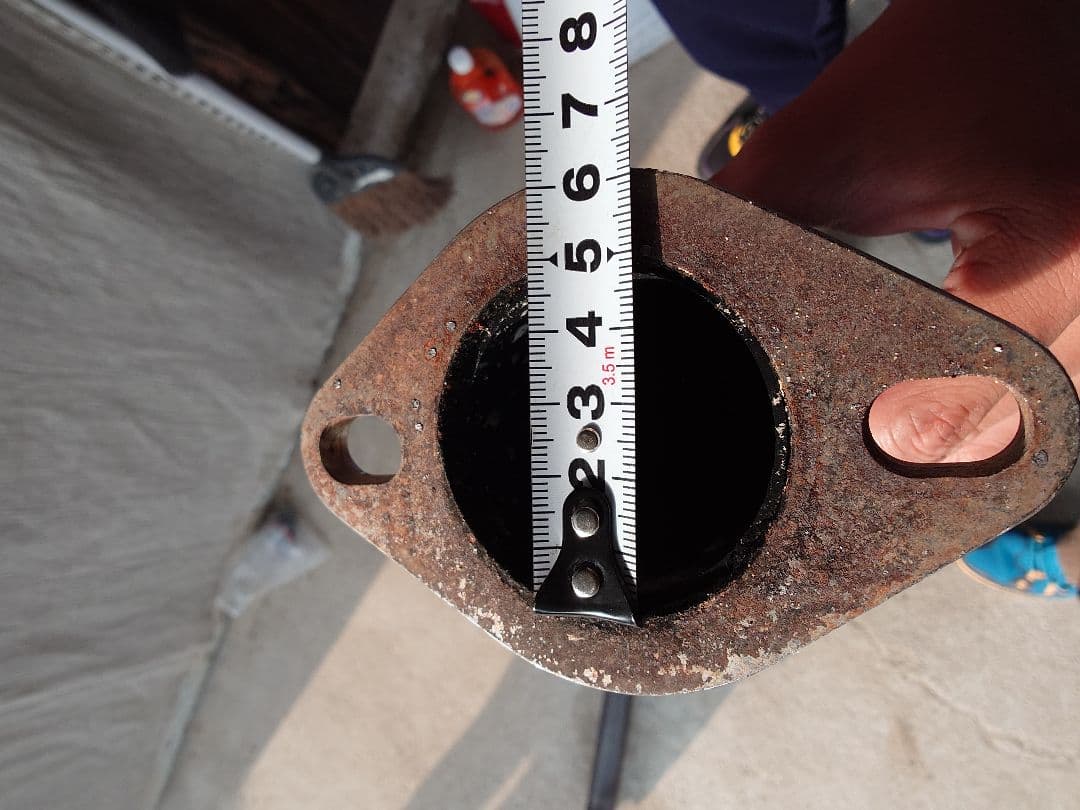 コペン　L880K フロント、センターパイプ