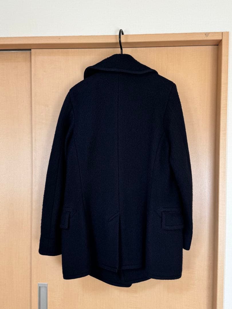 ジャケット・アウター ANATOMICA BEACH CLOTH PEA COAT / NAVY