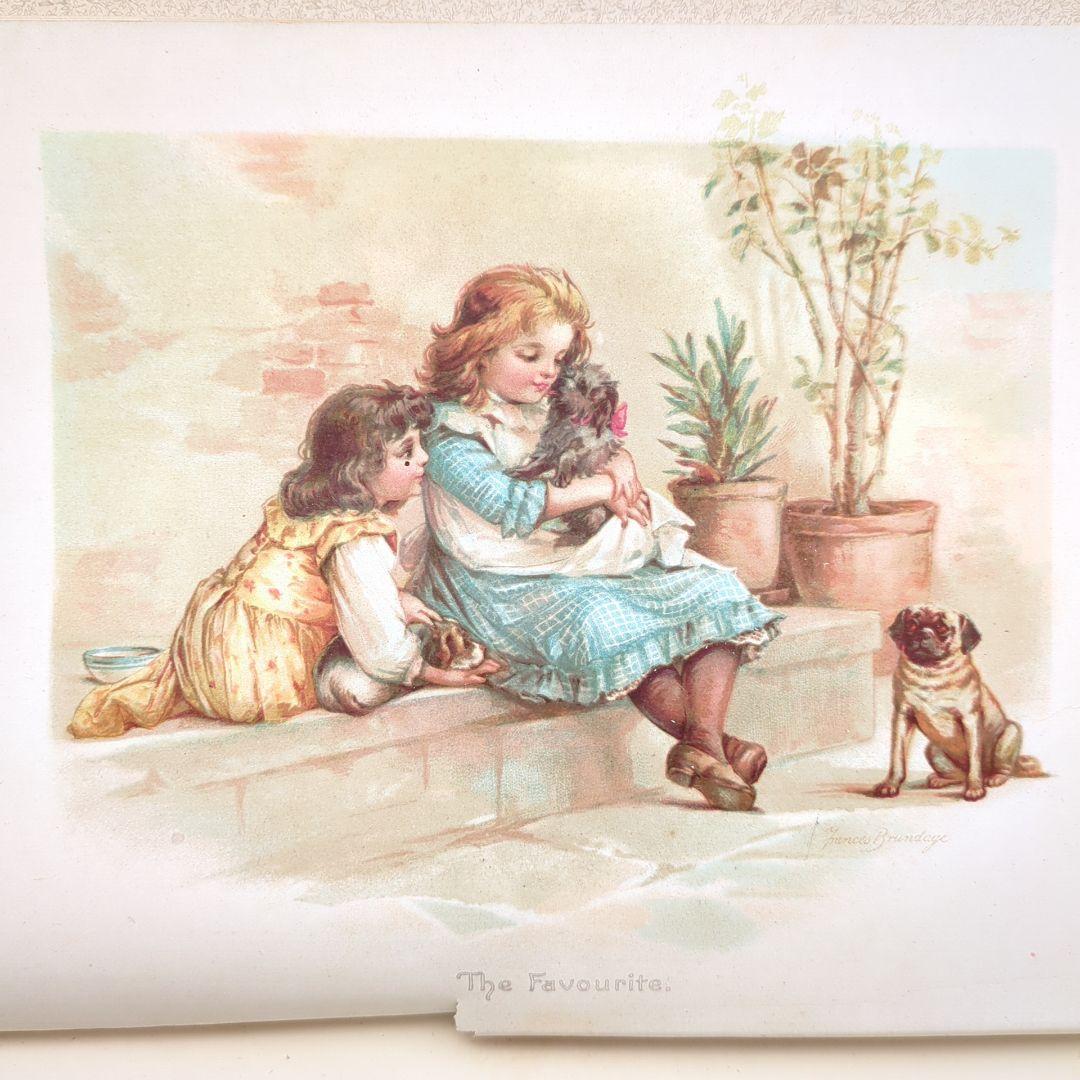 超稀少1896アンティーク絵本 洋書 古書 児童書 ヴィクトリアン ヴンテージ