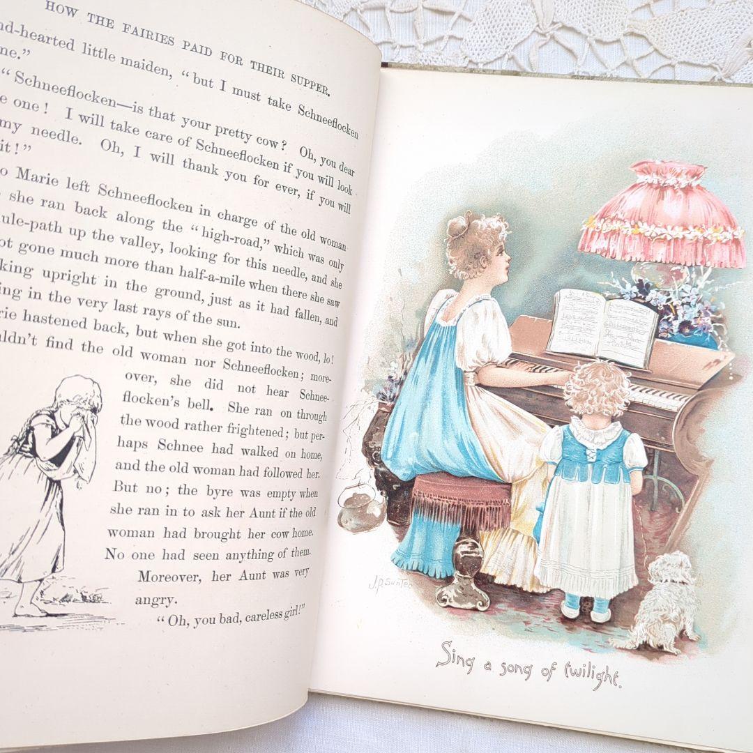 超稀少1896アンティーク絵本 洋書 古書 児童書 ヴィクトリアン ヴンテージ