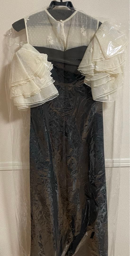 【Acka.】organdy frill dress タグ付き オケージョン