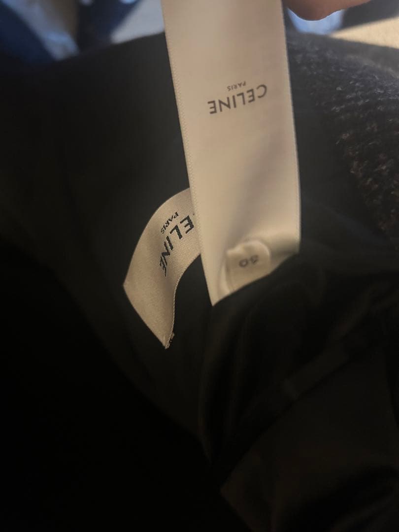 セリーヌ　プリンスオブウェールズ　クラシックコート　50