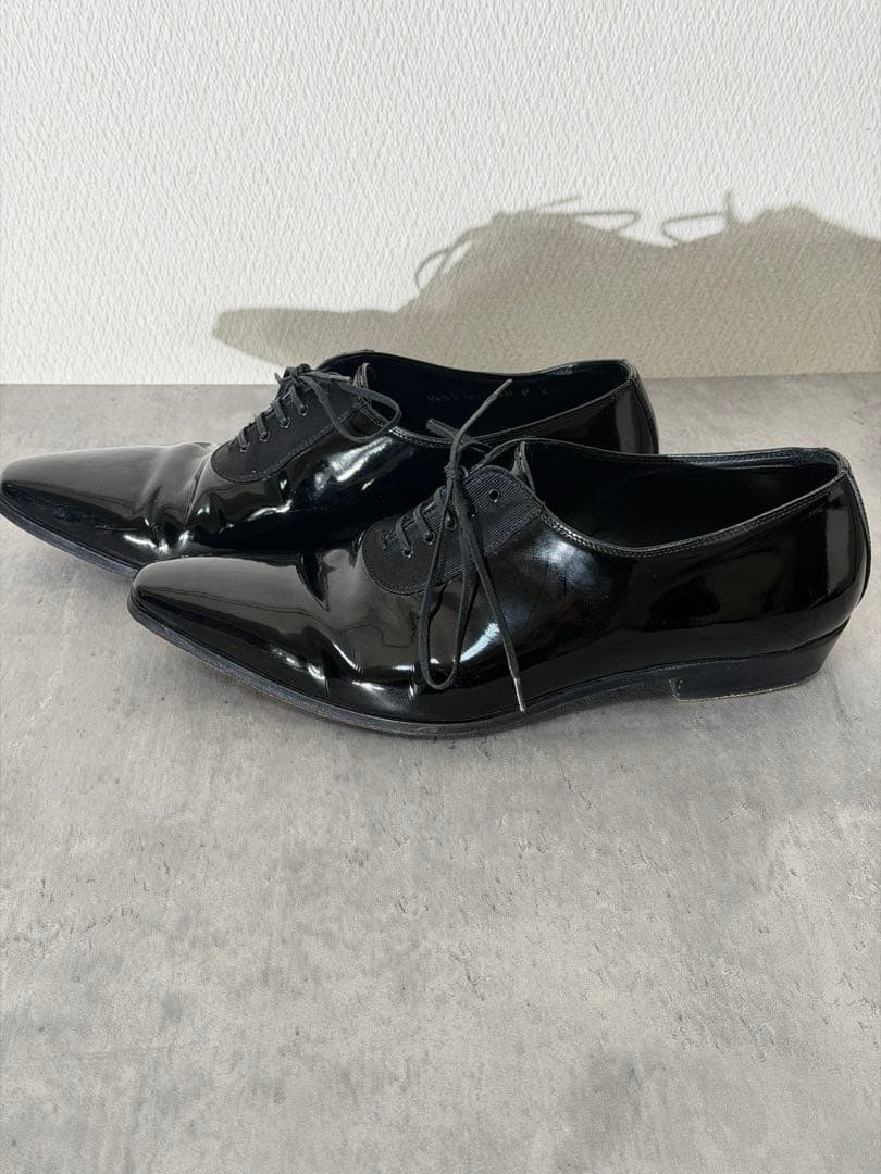 ディオールオム エディ期 パテントレザー レザーシューズ
