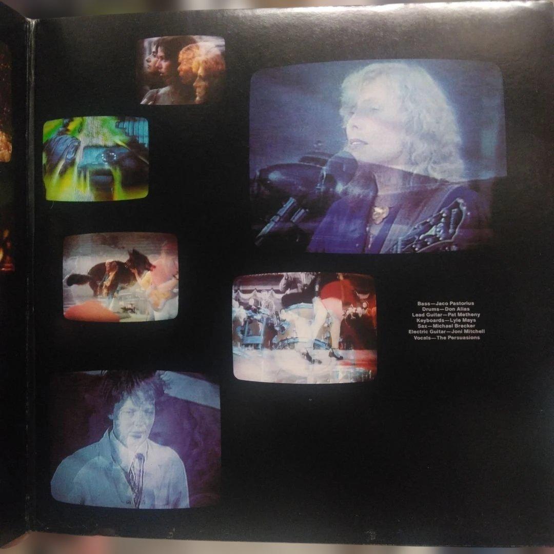 ['83年再発US盤2LP]ジョニミッチェル/シャドウズアンドライツ SPプレス