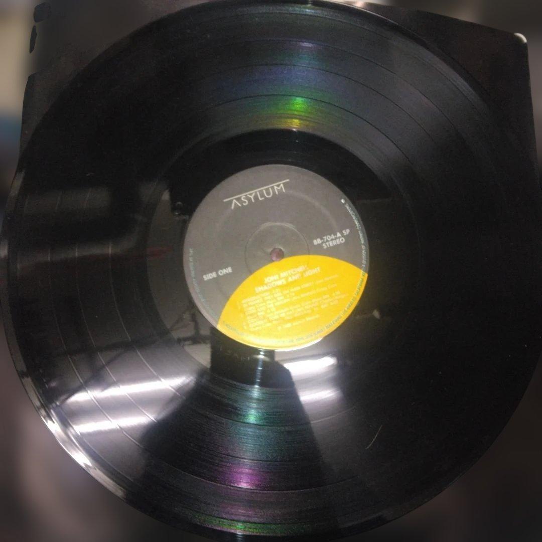 ['83年再発US盤2LP]ジョニミッチェル/シャドウズアンドライツ SPプレス