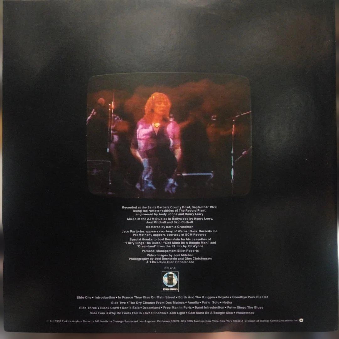 ['83年再発US盤2LP]ジョニミッチェル/シャドウズアンドライツ SPプレス