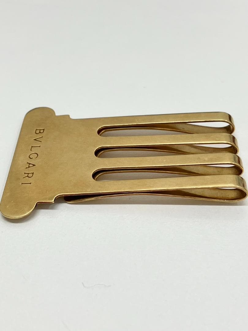 K18 ブルガリ　金無垢　マネークリップ 750刻印　希少　レア　16.8g