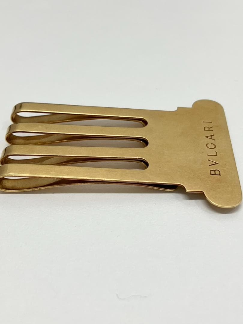 K18 ブルガリ　金無垢　マネークリップ 750刻印　希少　レア　16.8g