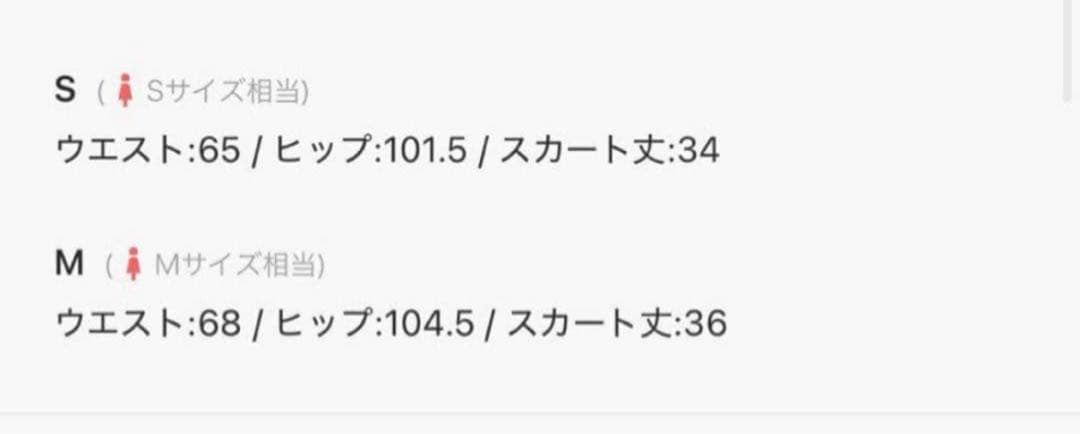 スカート S