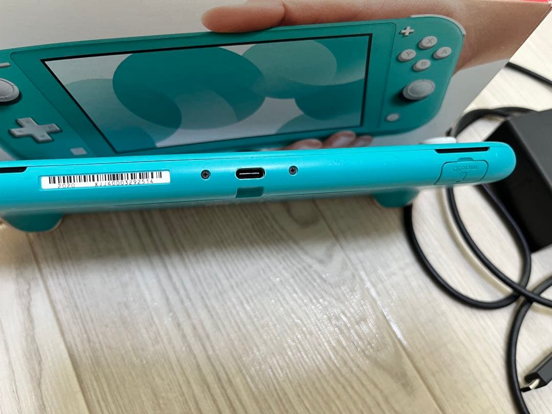 Nintendo Switch lite ターコイズ ACアダプター付【箱あり】
