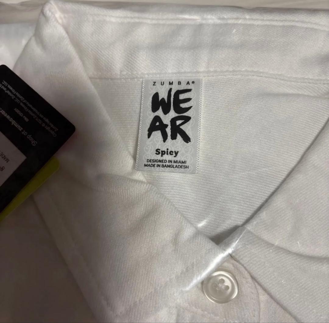 ZUMBA ズンバ正規品 Sサイズ カラフルボタンアップシャツ