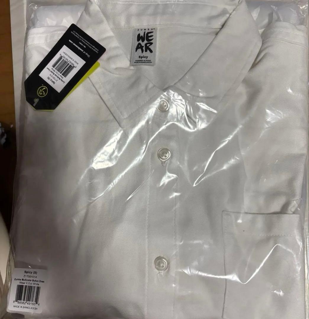 ZUMBA ズンバ正規品 Sサイズ カラフルボタンアップシャツ