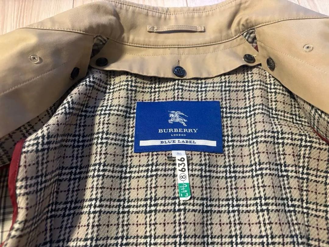 Burberryブルーレーベル　ベージュ トレンチコート