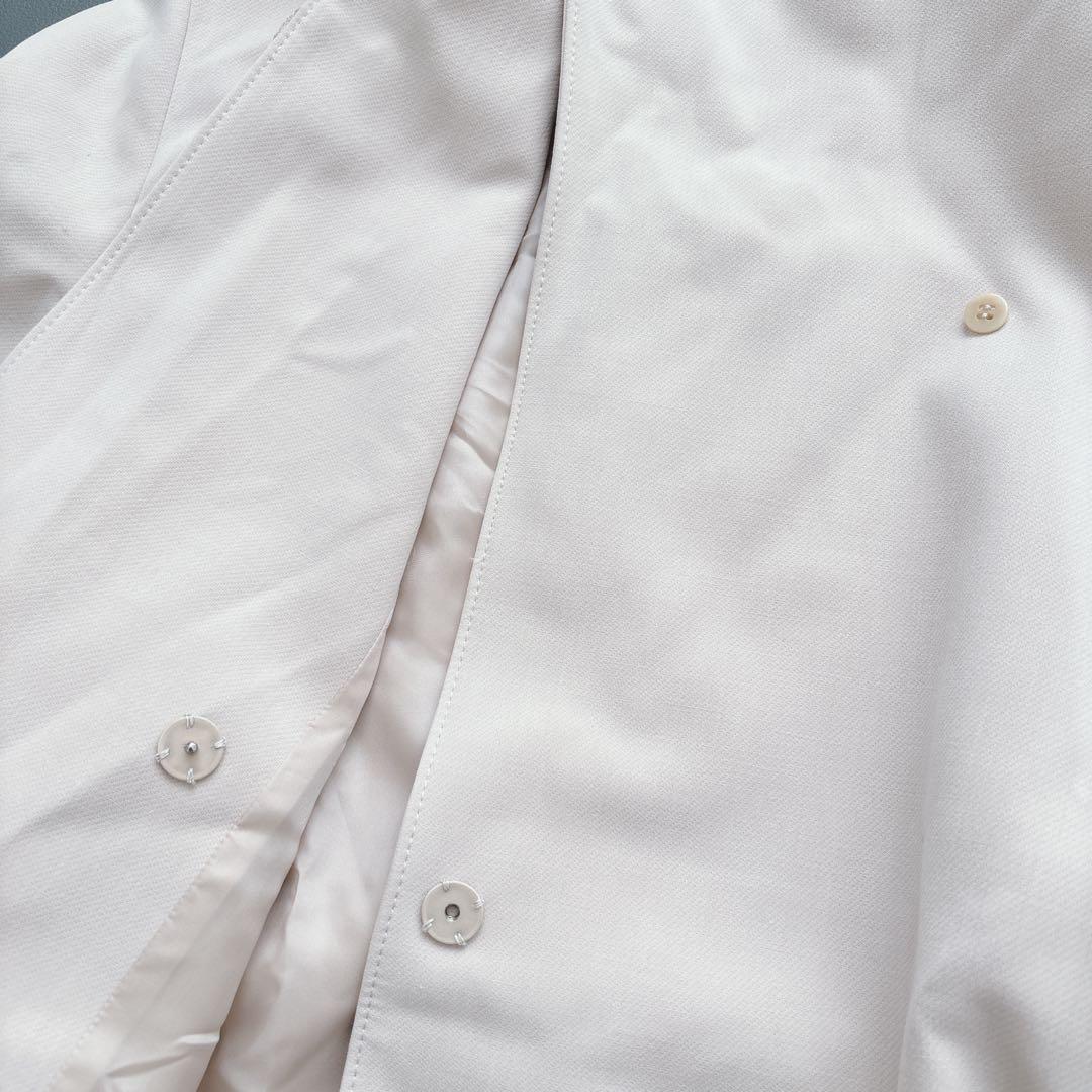 ANAYI ダブルクロス素材フードロングコート ベルテッド 現行タグ