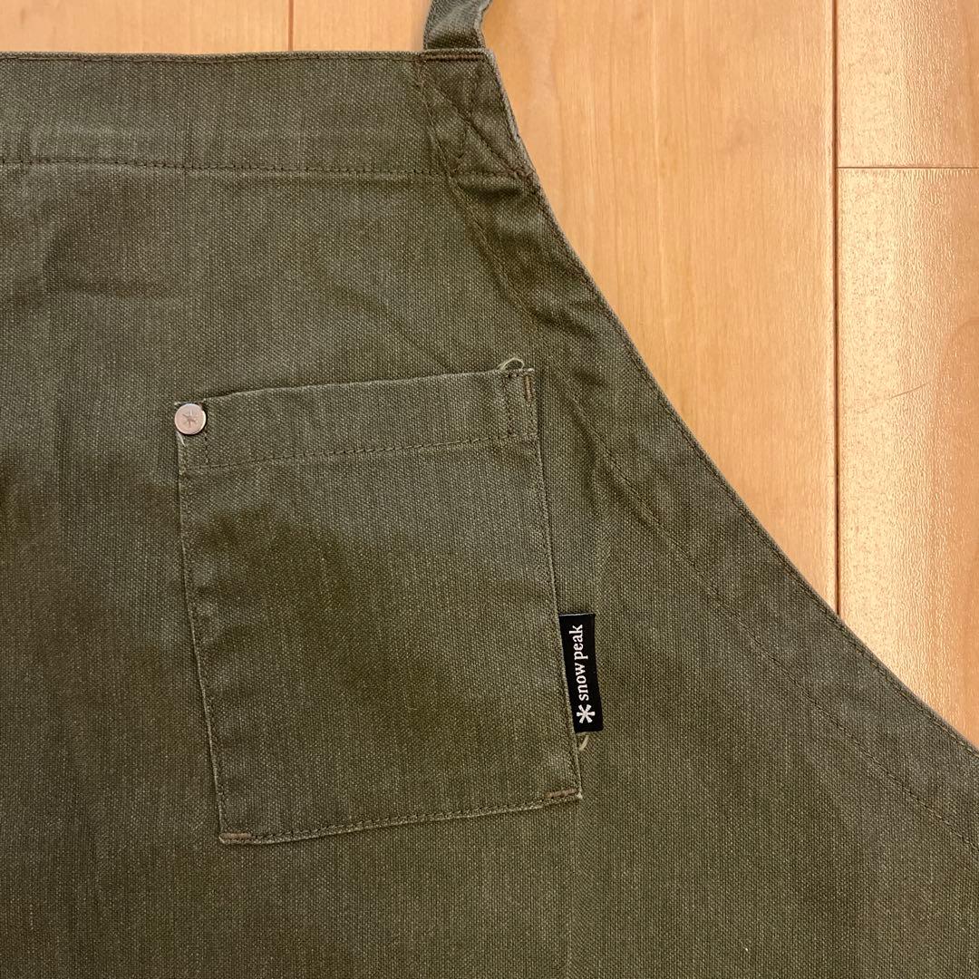 PEAK スノーピーク エプロン グリーン