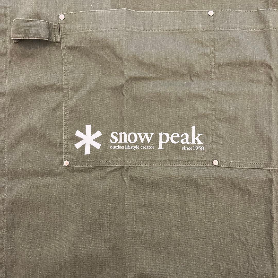 PEAK スノーピーク エプロン グリーン