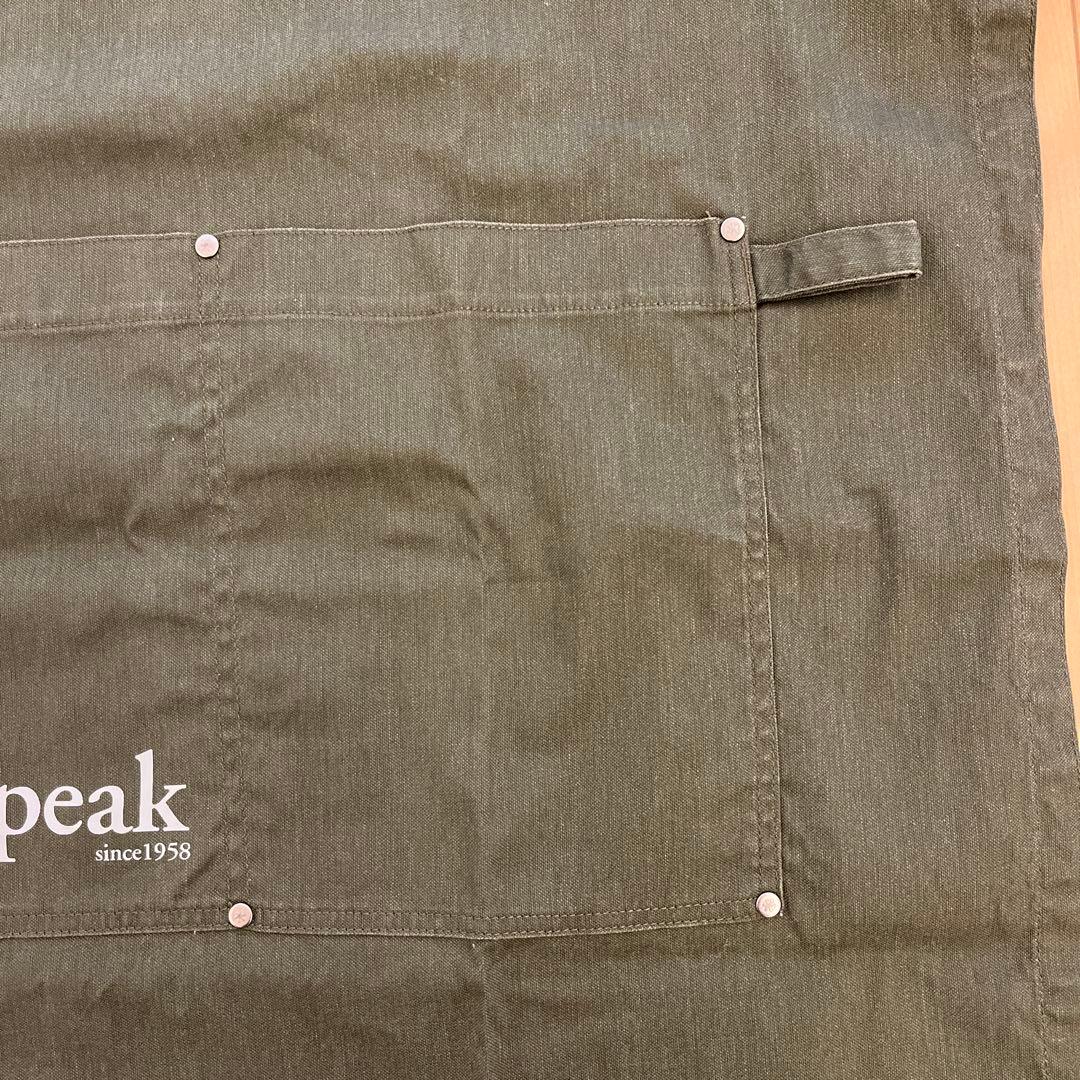 PEAK スノーピーク エプロン グリーン
