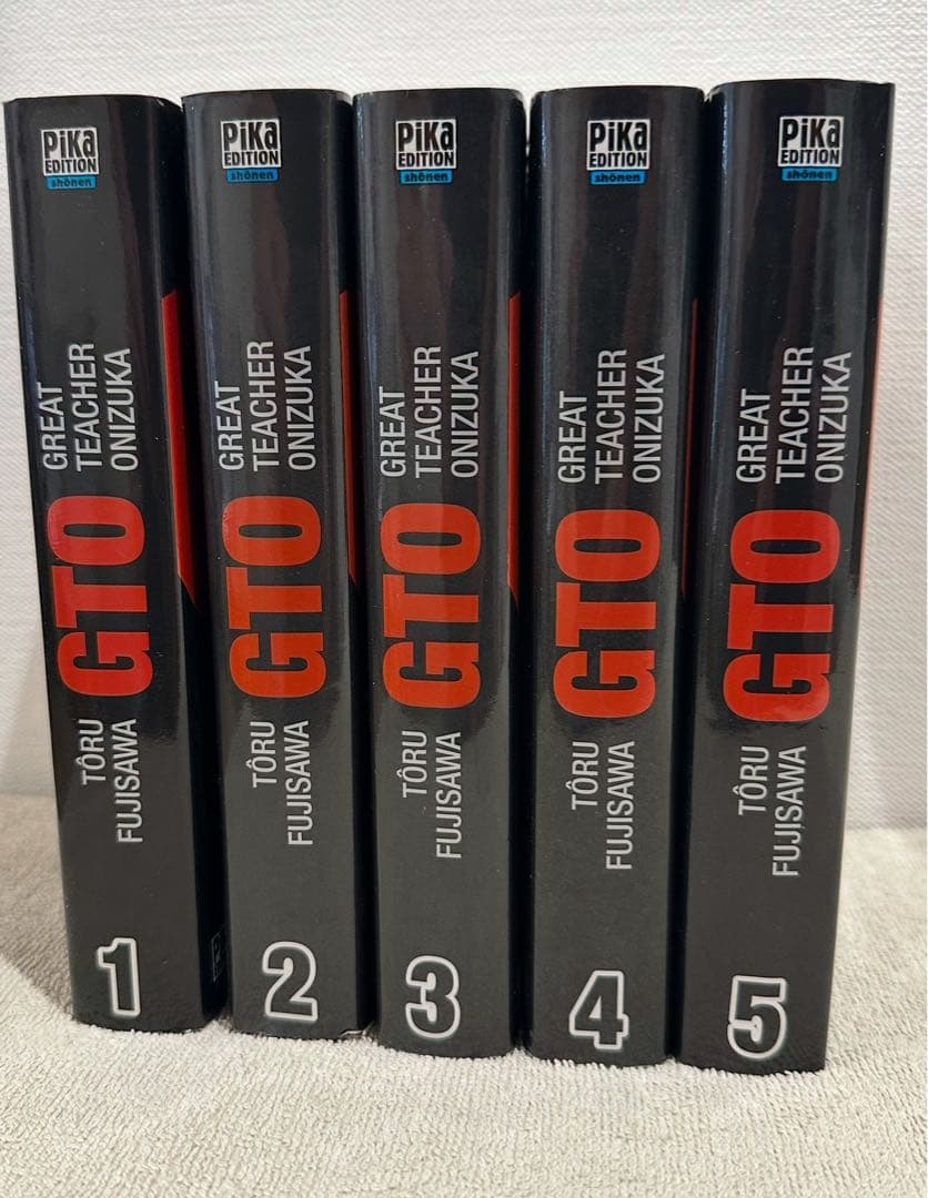 GTO1〜5巻（ダブル版・フランス語） Manga Français