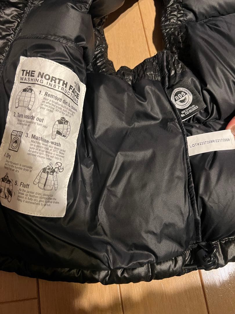 ザ・ノース・フェイス ホワイトラベル ノックダウンベスト ブラック　85 s￼