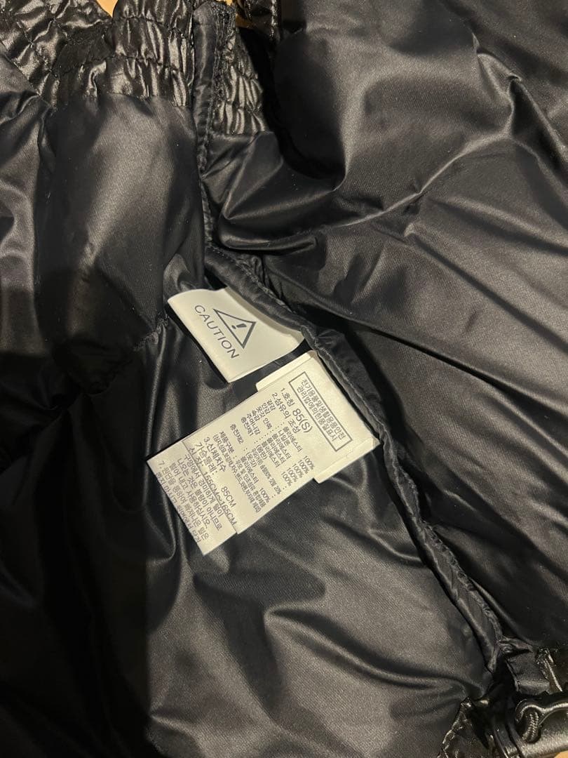 ザ・ノース・フェイス ホワイトラベル ノックダウンベスト ブラック　85 s￼