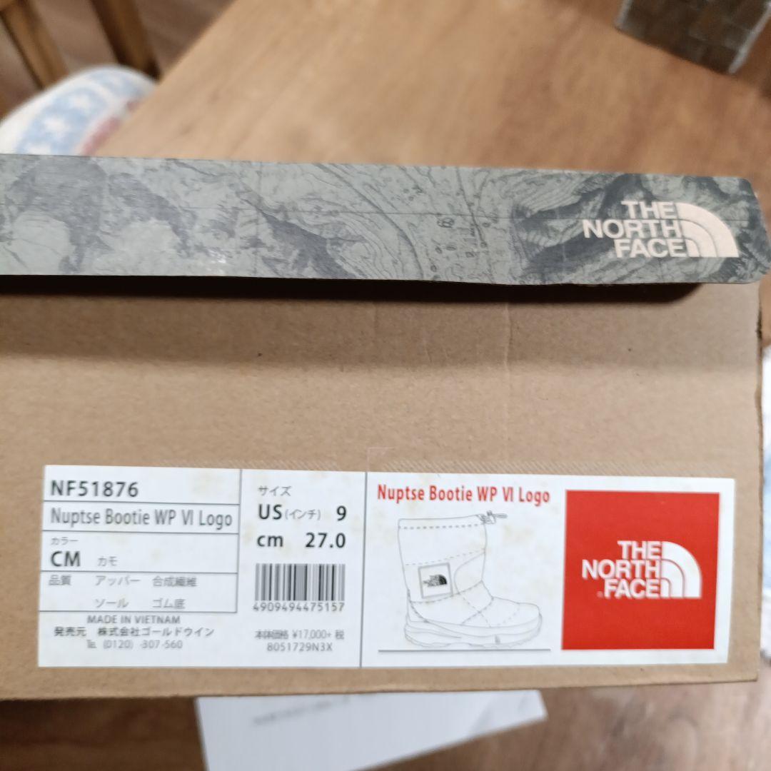 新品未使用27cmTHE NORTH FACE カモフラージュ迷彩ブーツ