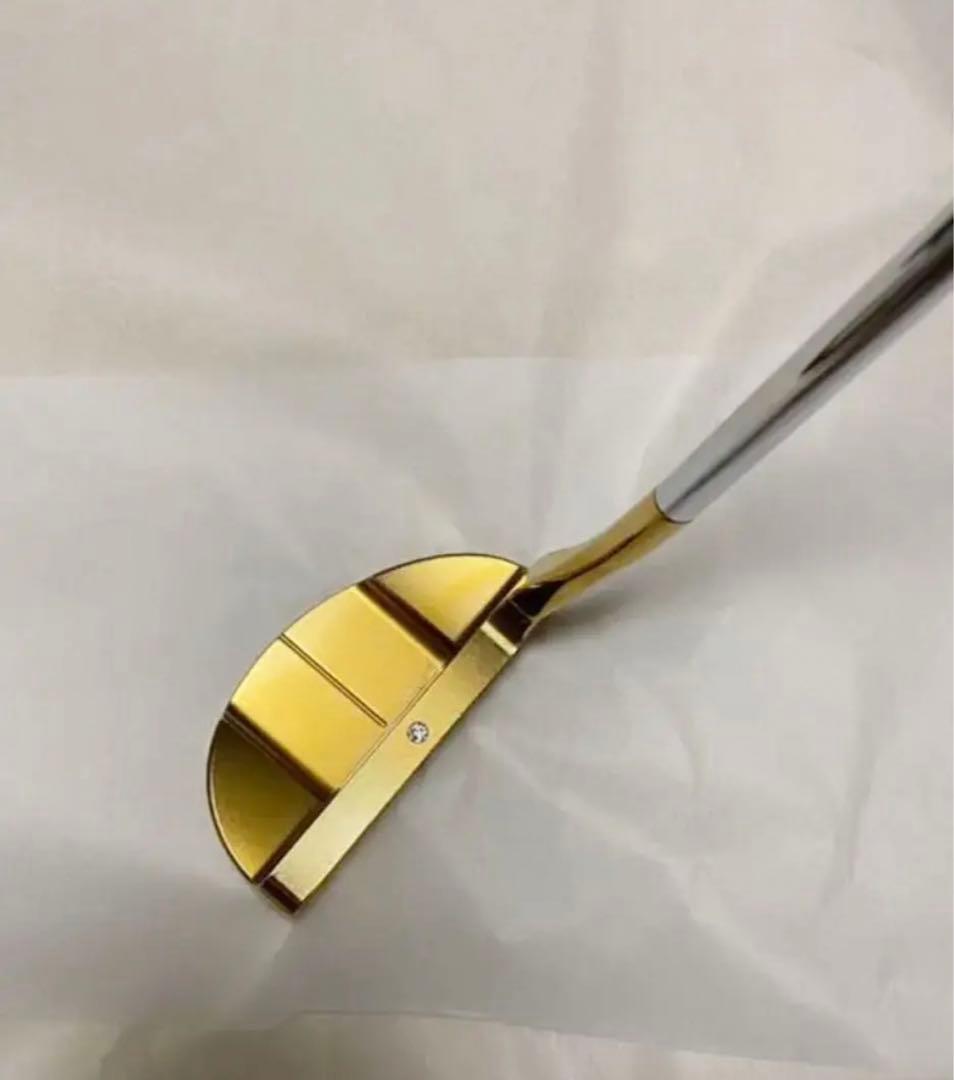 美品❗️マスターズ・パター限定モデル❗️リンクス・プレミアムゴールド マレットパター