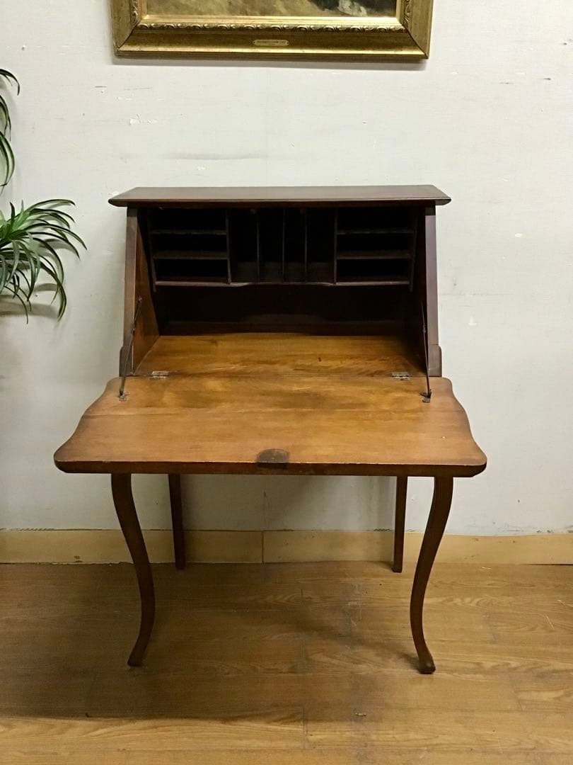 管245☆イギリス製☆アンティーク☆ライティングビューロー☆机☆デスク