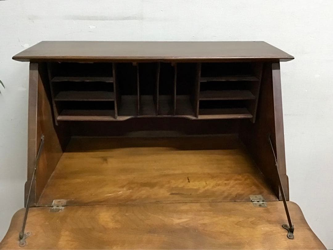 管245☆イギリス製☆アンティーク☆ライティングビューロー☆机☆デスク