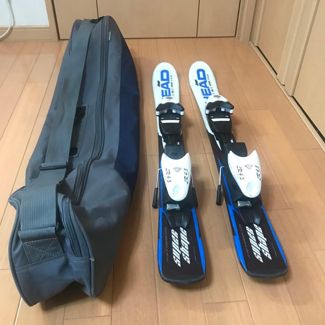 初めての子どもにおすすめ！持ち運びに便利な専用ケース付きショートスキー