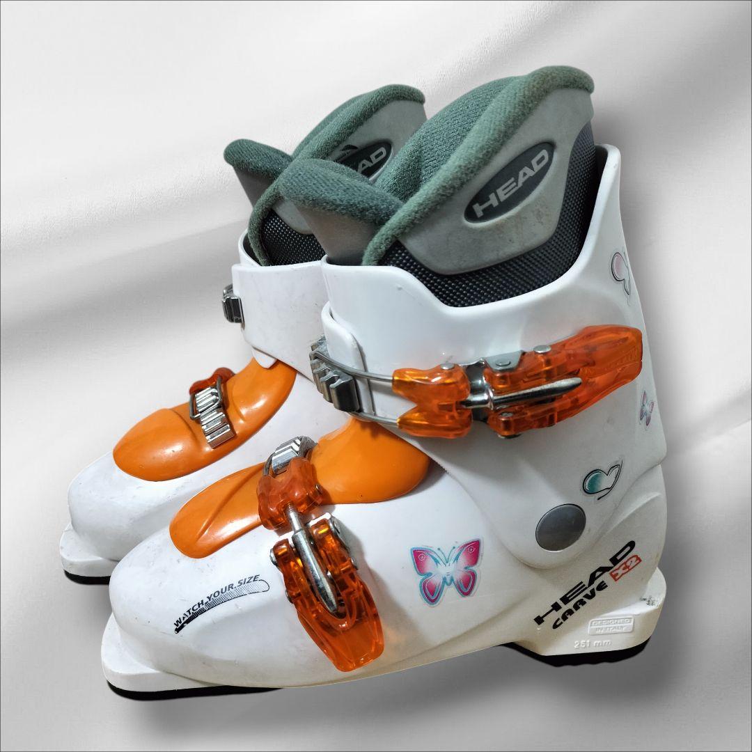 ジュニアスキーセット4点　120　ピュアコンシャス　HEAD ROXY