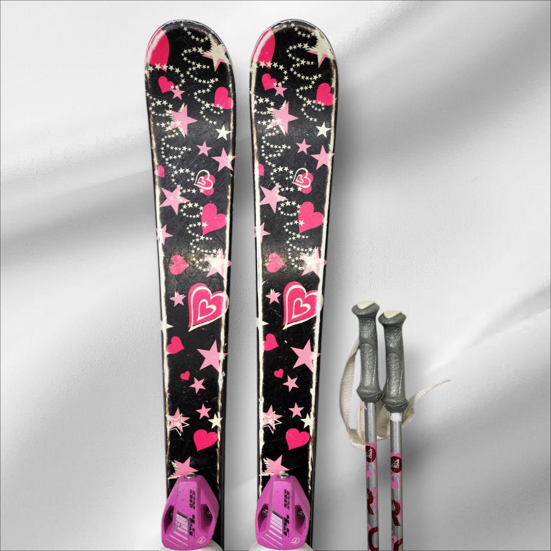 ジュニアスキーセット4点　120　ピュアコンシャス　HEAD ROXY