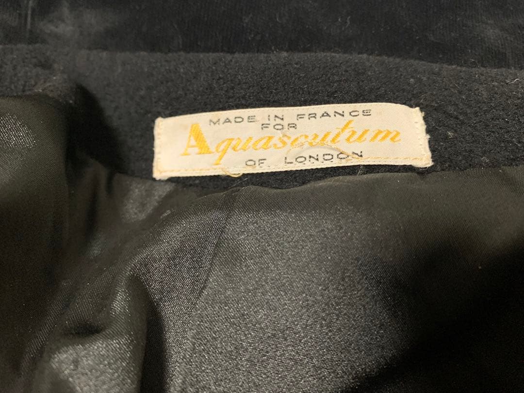 フランス製　アクアスキュータム　カシミヤ　コート　　　ヴィヴィアン　NANA