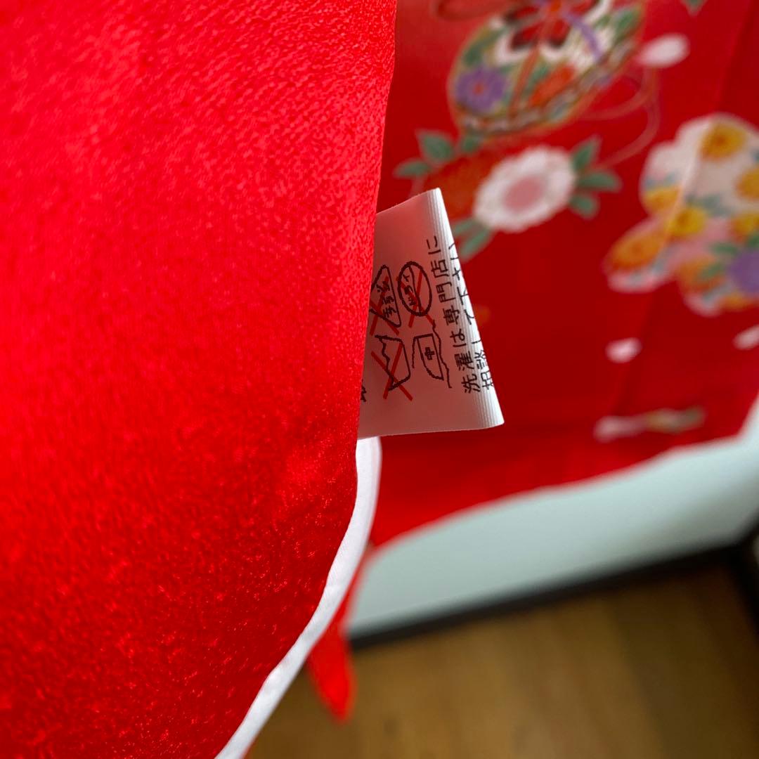 土日値下げ！七五三　3歳　正絹　花柄 着物　草履　セット