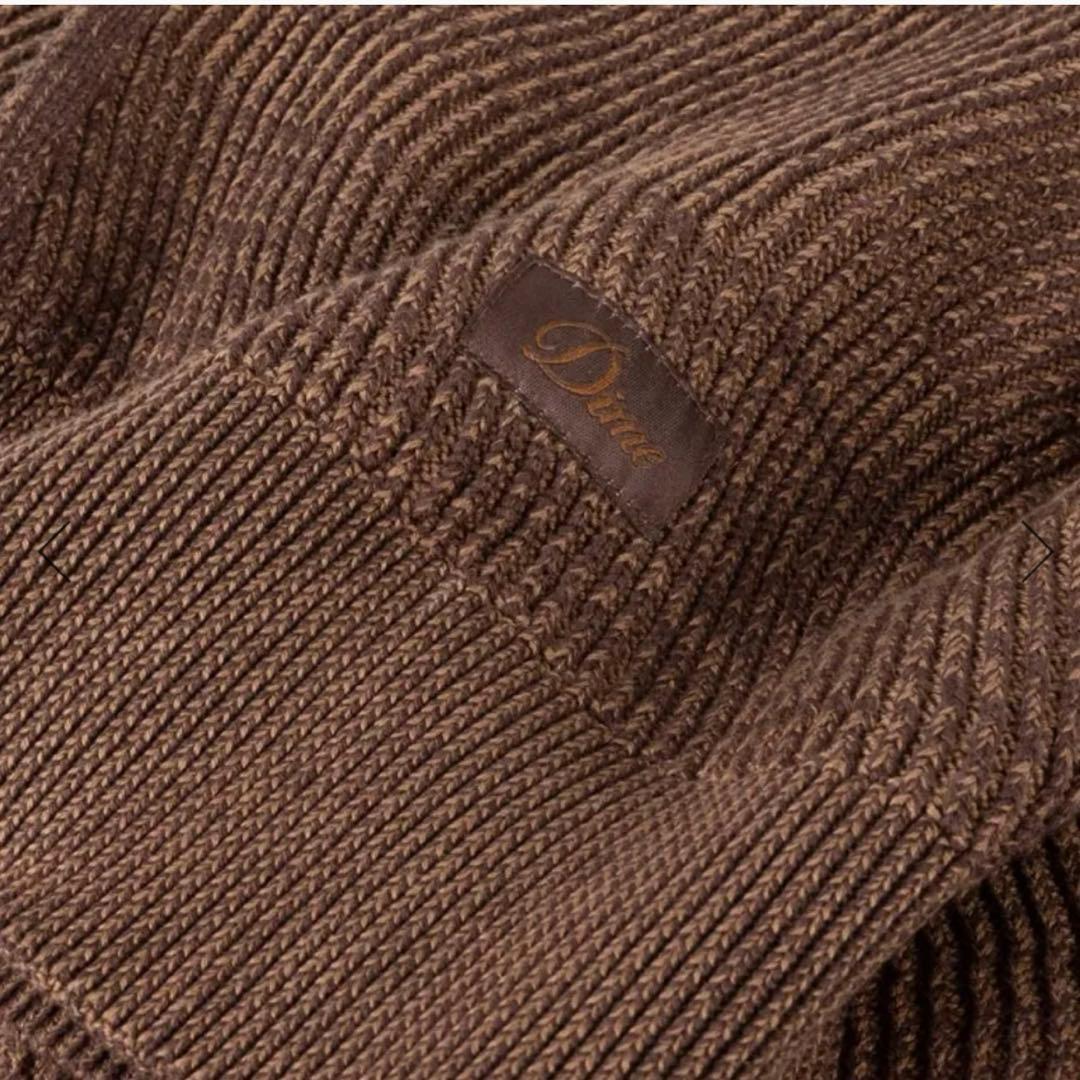 小物 Dime Wave Knit Scarf / Brown