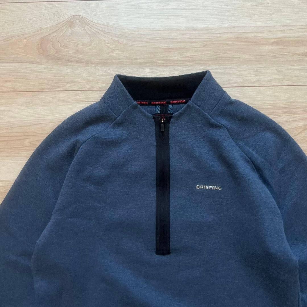 BRIEFING ブリーフィング　ハーフジップ ダンボールニット　長袖　メンズ