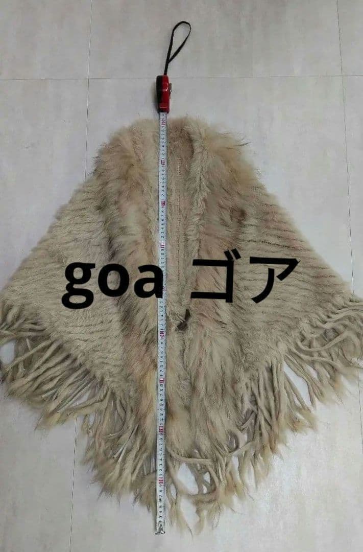 もんもんちゃんgoaポンチョラビットラクーンアイボリー&PORTEおまけ付