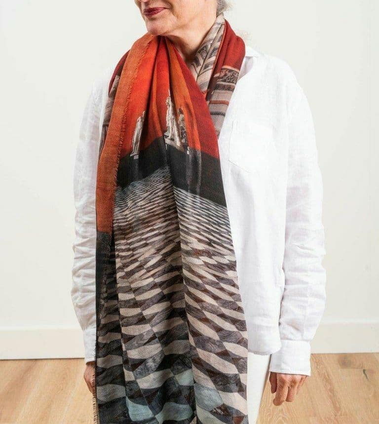 ファリエロ サルティ　Faliero Sarti　ストール　エルミタージュ美術館