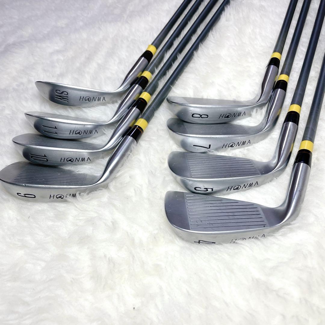 HONMA ホンマ LB280 アイアン 8本セット 黒モグラ