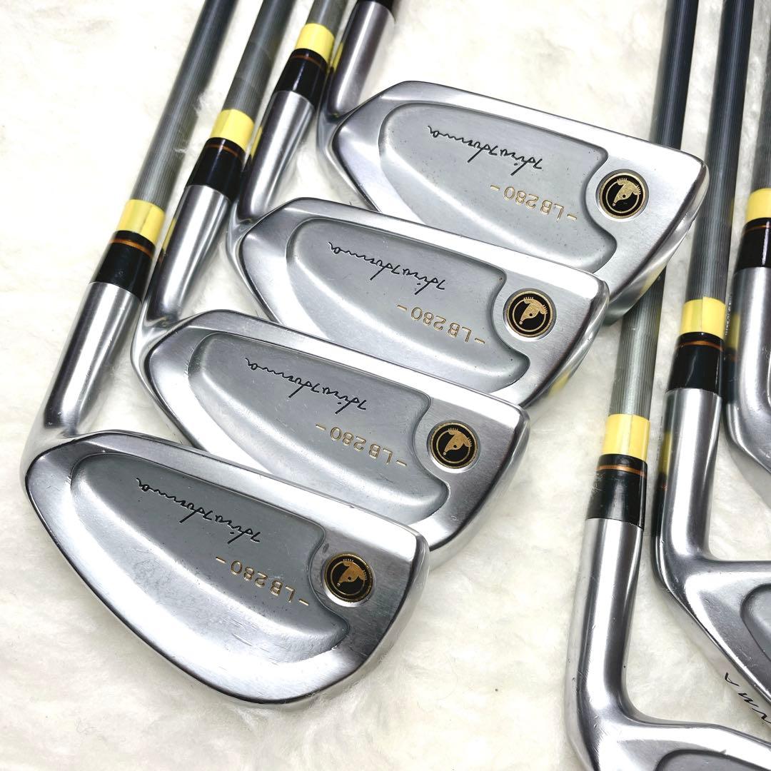 HONMA ホンマ LB280 アイアン 8本セット 黒モグラ
