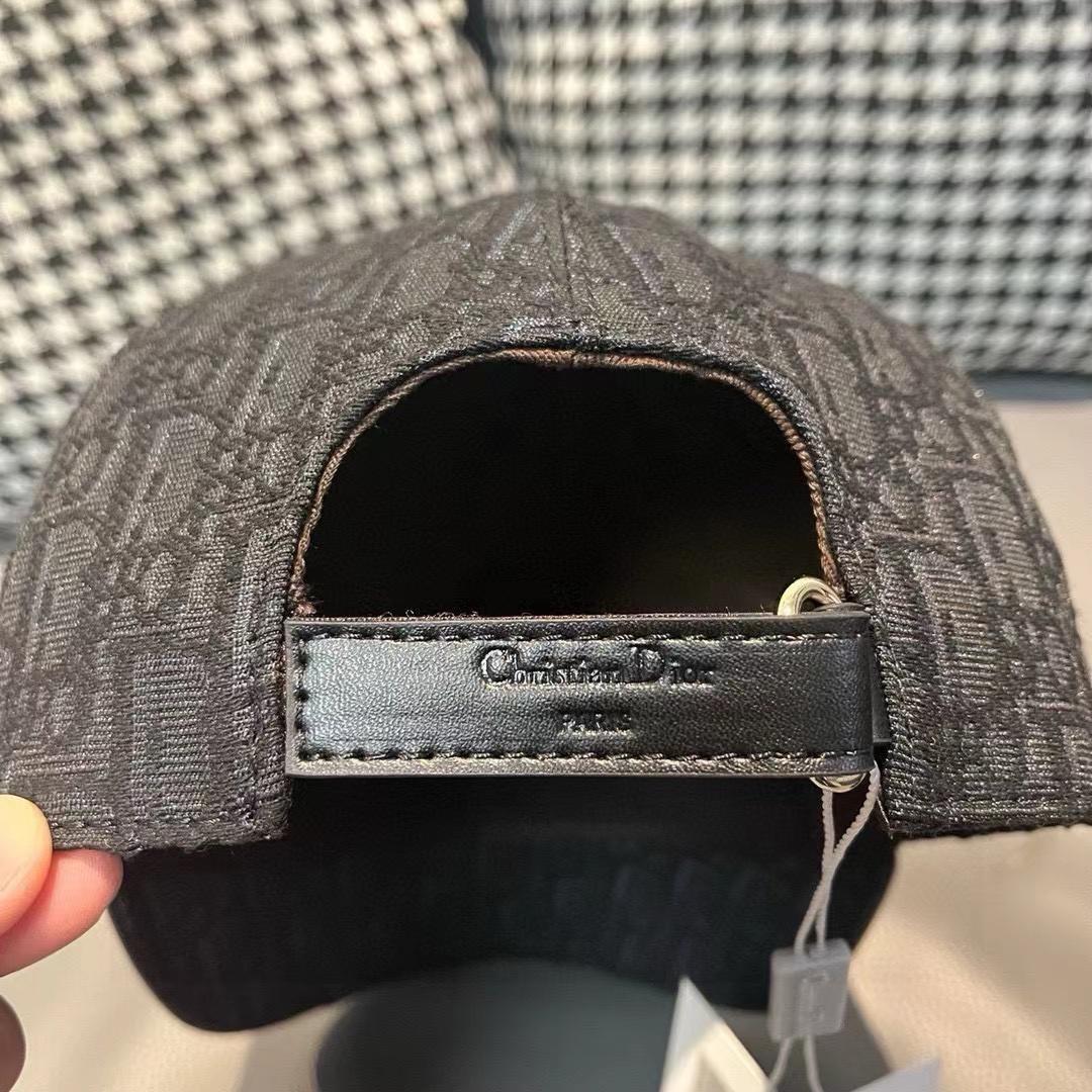 クリスチャンディオール オブリーク キャップ ブラック