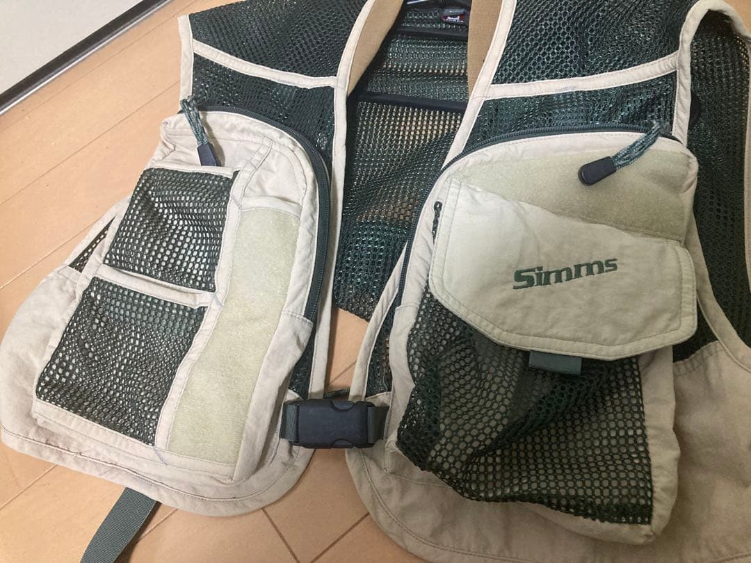 レア! Simms メッシュフィッシングベスト　オールドロゴ!