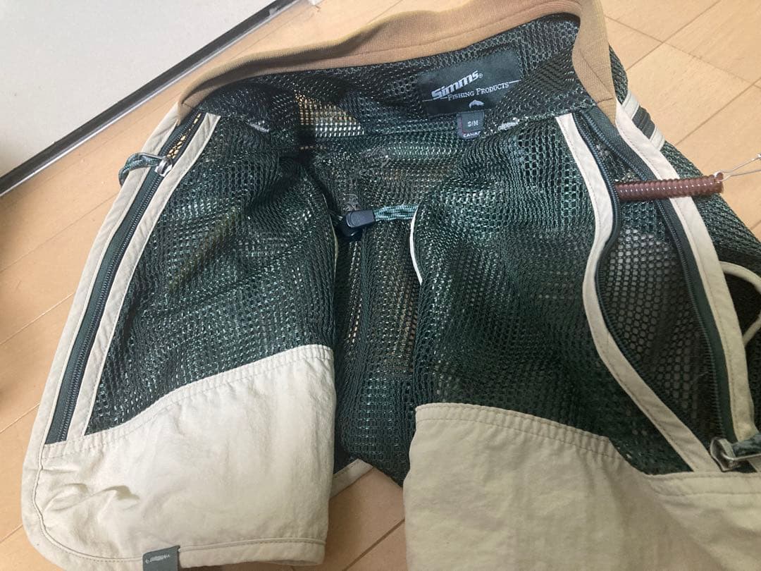 レア! Simms メッシュフィッシングベスト　オールドロゴ!