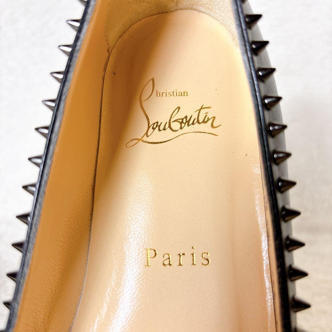 Christian Louboutin スタッズ フラット パンプス シューズ