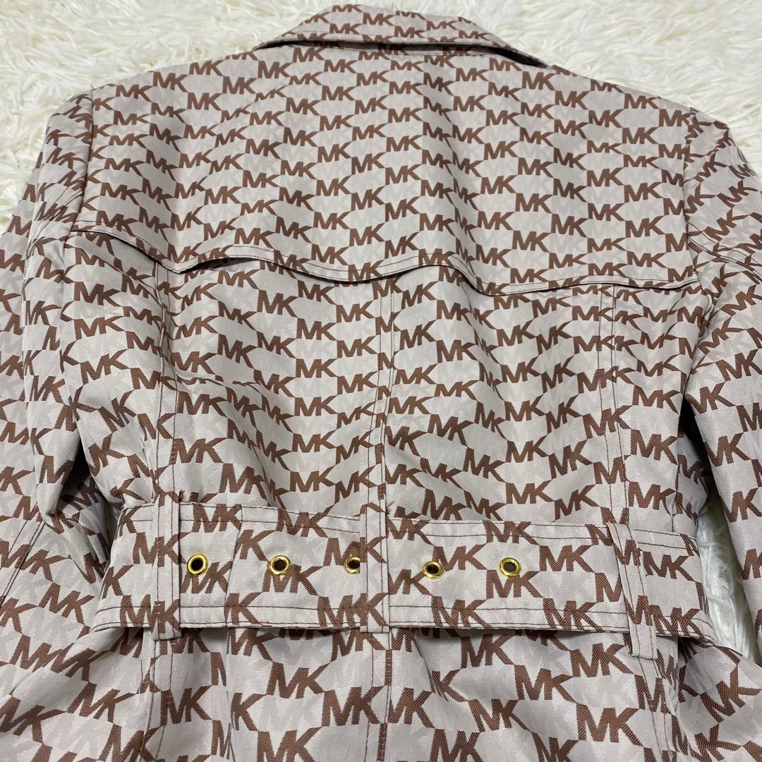 新品【MICHAEL KORS】 トレンチコート 総柄 MK柄 ベルト付き