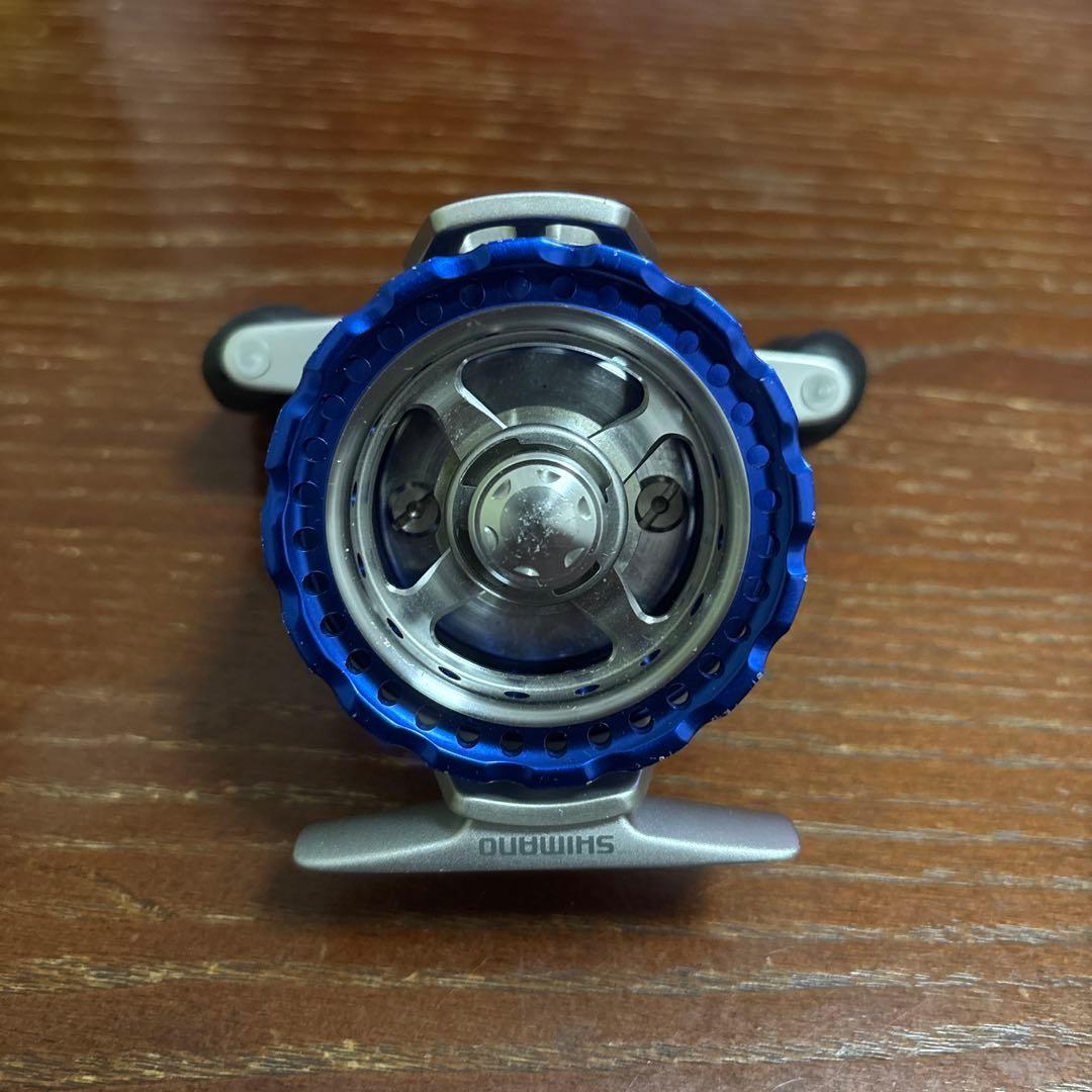 シマノ セイハコウ 60B ブルー　かかり釣りリール