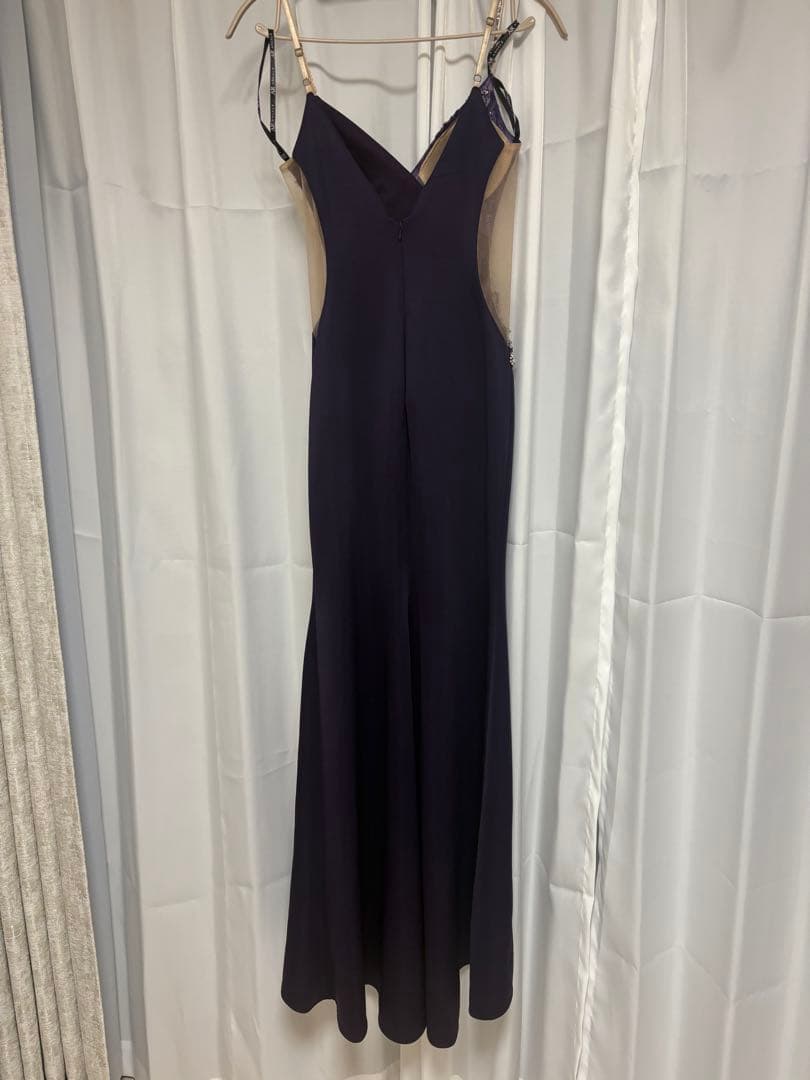 sugar パープル スリットドレス